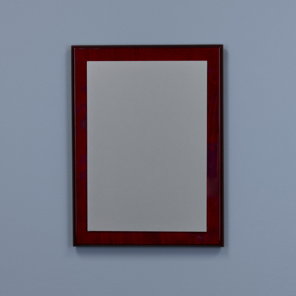 Ember Plaque - Black to Silver Plate