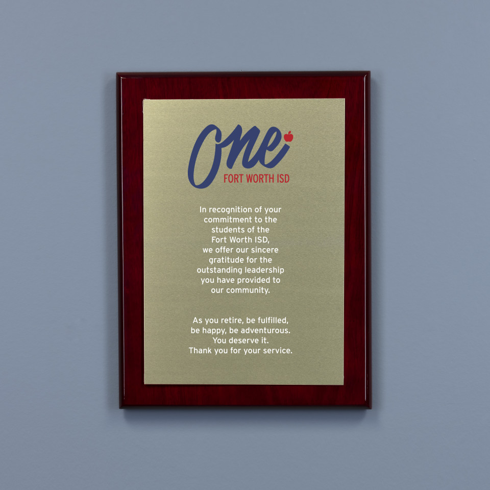 Ember Plaque - Gold