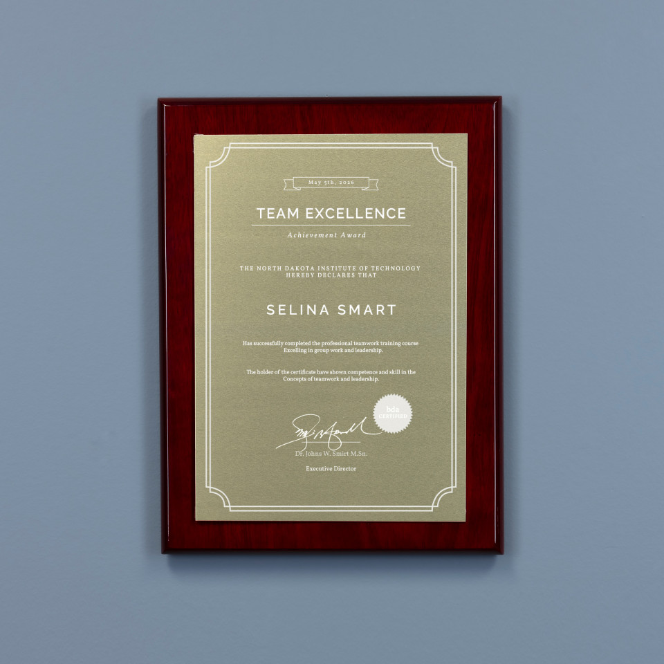 Ember Plaque - Gold