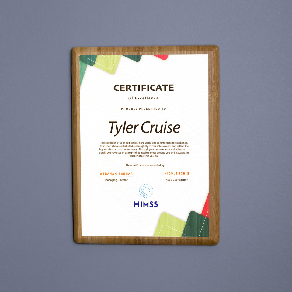 The Grove Bamboo Plaque