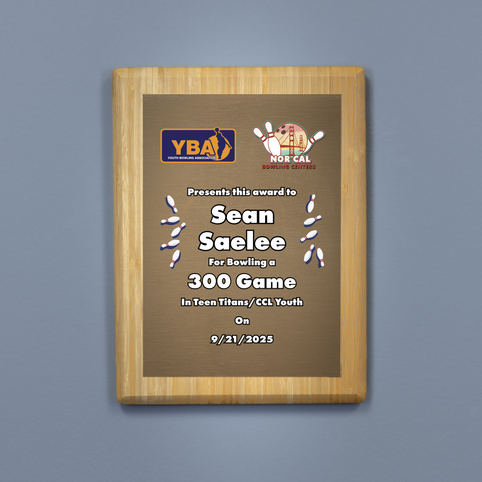 The Grove Bamboo Plaque - Bronze Plate