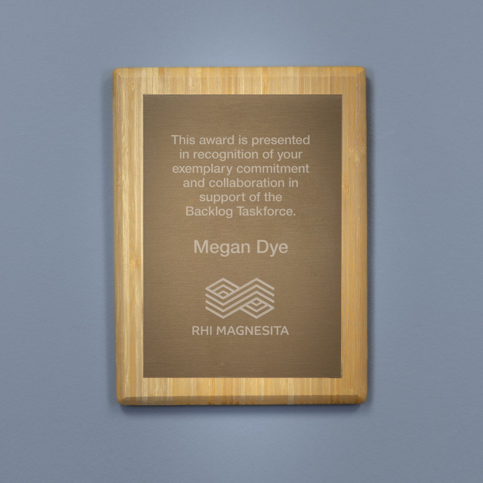 The Grove Bamboo Plaque - Bronze Plate