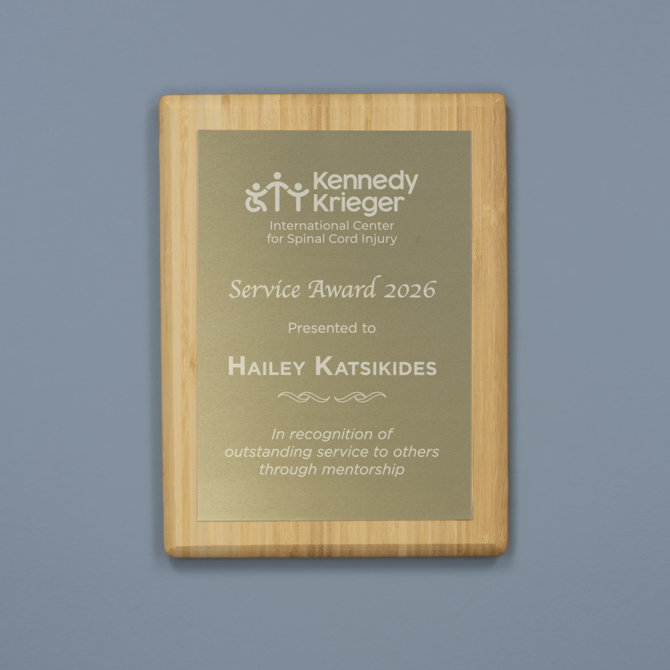 The Grove Plaque - Gold Plate