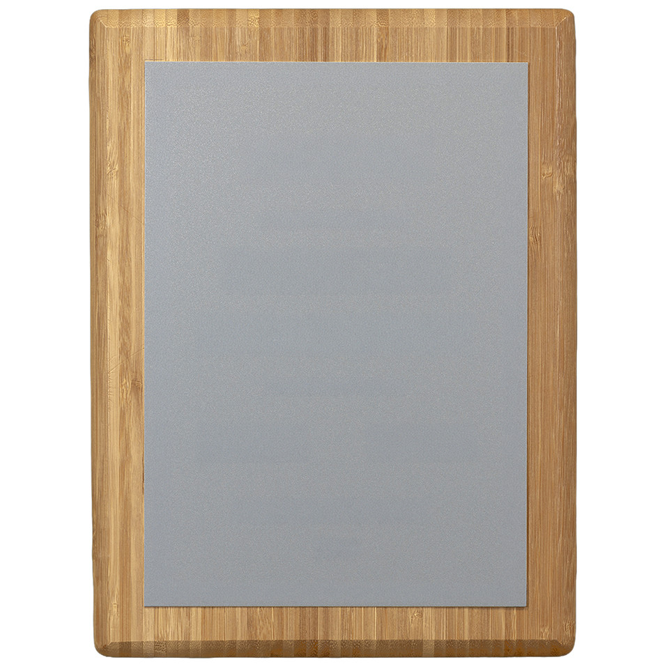 The Grove Bamboo Plaque - Silver to Black Plate