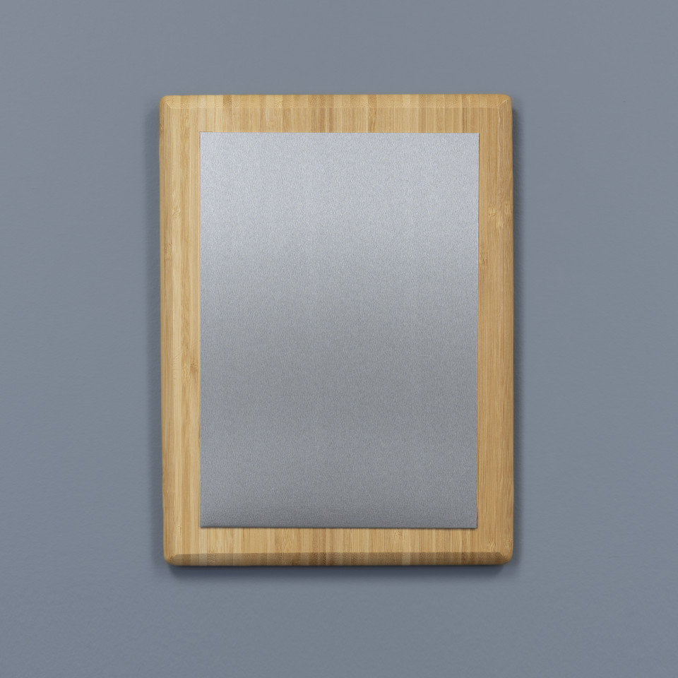 The Grove Bamboo Plaque - Silver Plate