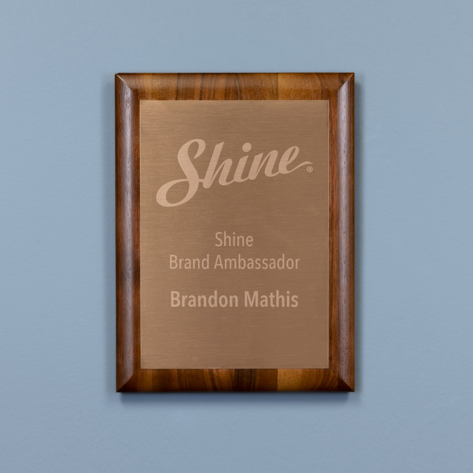 Heritage Walnut Plaque – Bronze