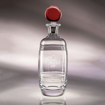 34oz. Bluegrass Decanter - Red