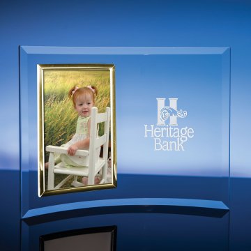 Vertical Picture Frame - Gold