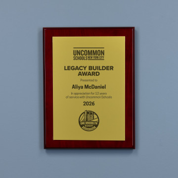 Ember Plaque - Gold to Black Plate