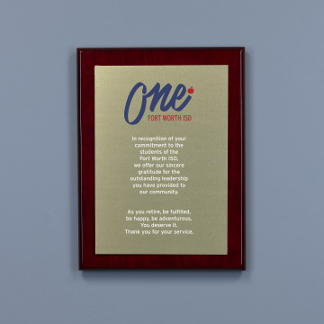 Ember Plaque - Gold