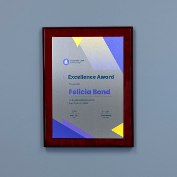 Ember Plaque - Silver