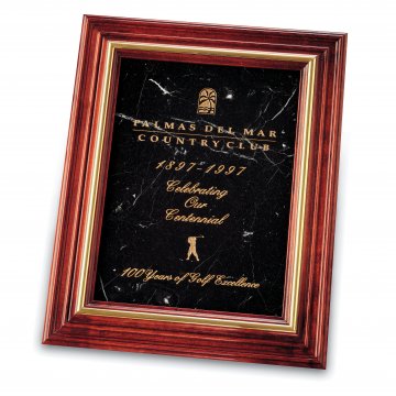 Cherry Stone Plaque - Black