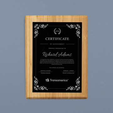 The Grove Bamboo Plaque