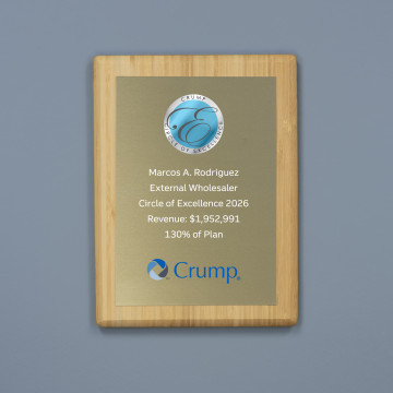 The Grove Plaque - Gold Plate