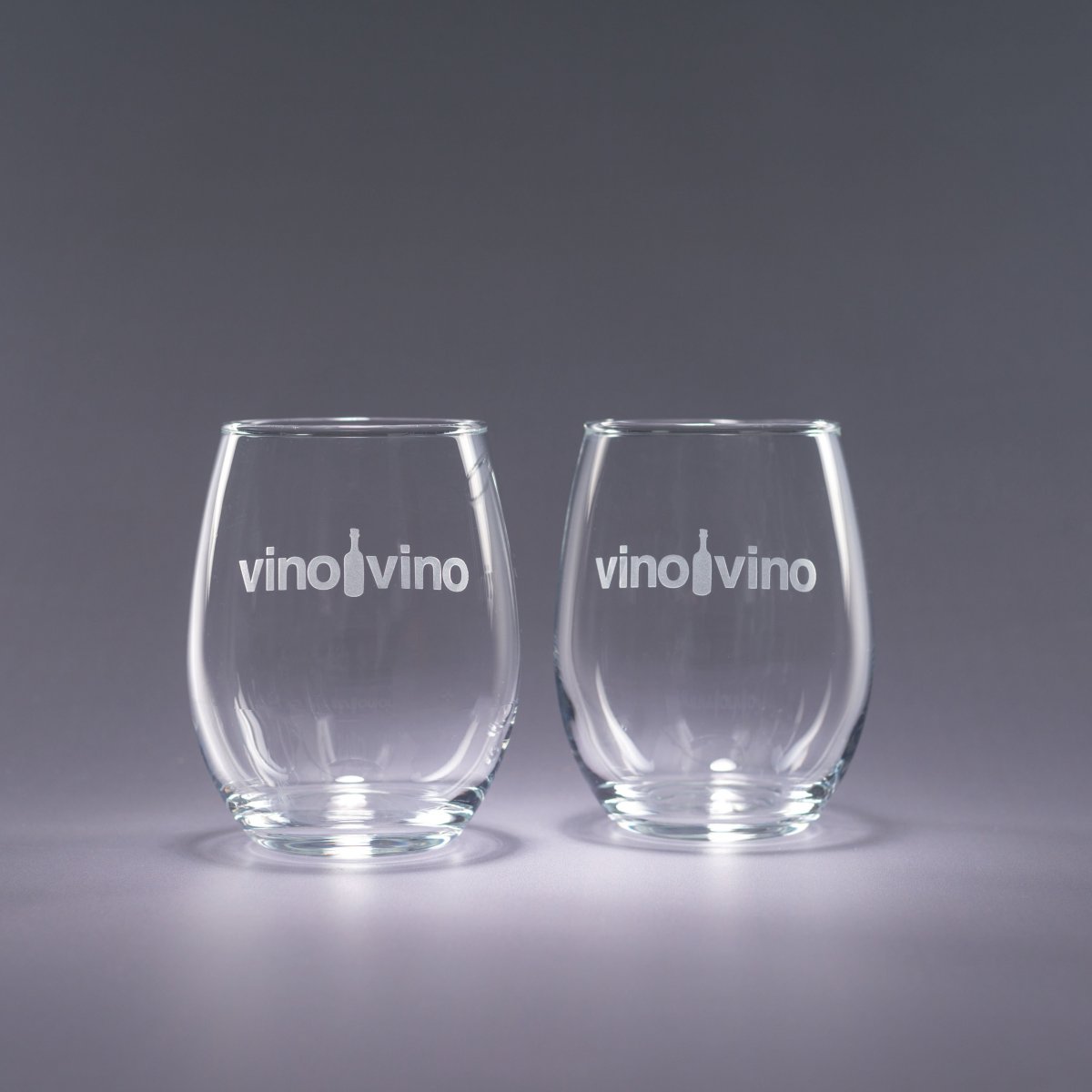 15oz. Trendsetter Stemless White - Traveler — custom etched by Flawless Awards