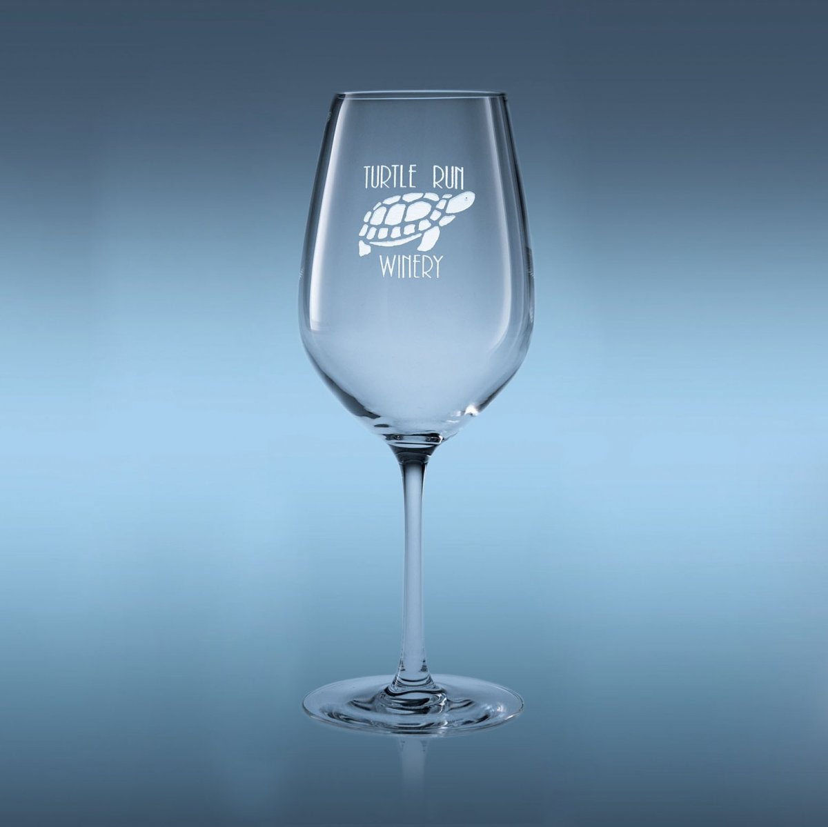19.5oz. Domaine Tulip Red — custom etched by Flawless Awards