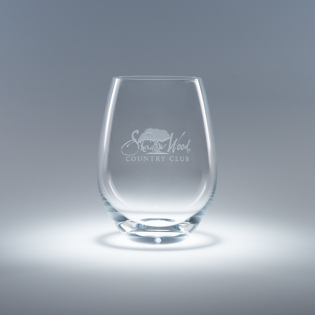 20.25 oz Elite Red Stemless — custom etched by Flawless Awards