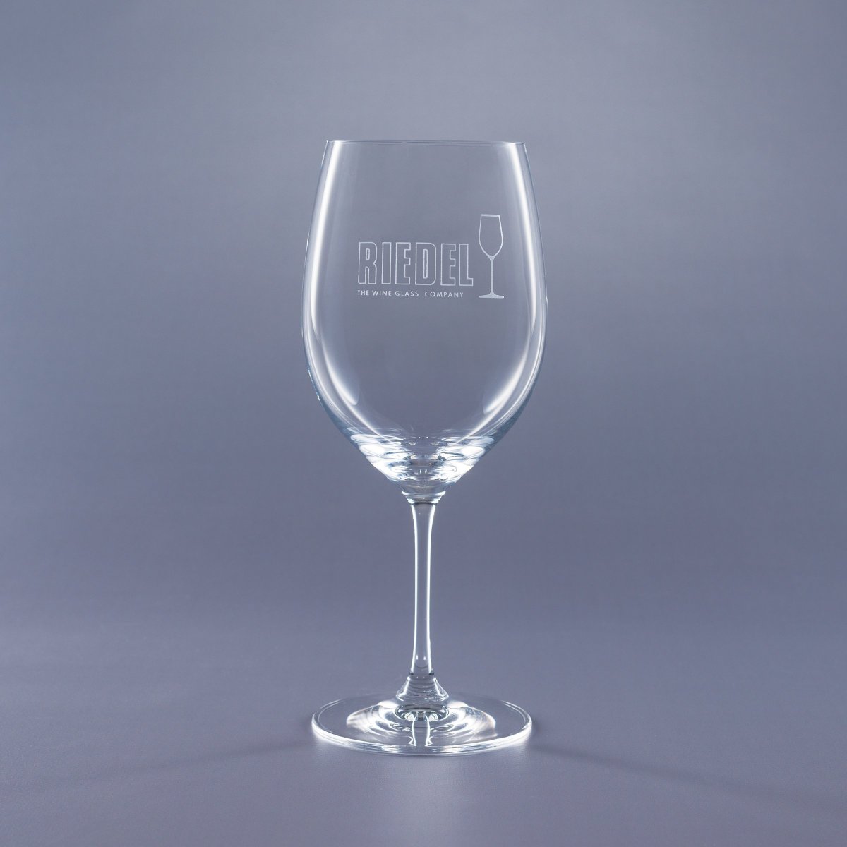 21.5oz. Riedel Lead Crystal Vinum Bordeaux — custom etched by Flawless Awards