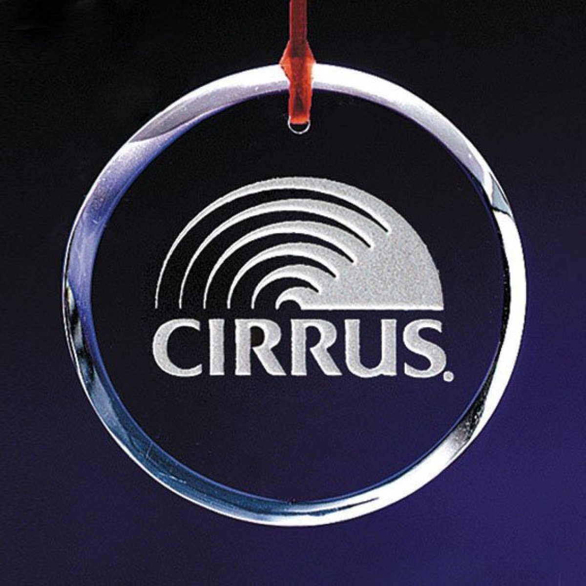 Halo Ornament — custom etched by Flawless Awards